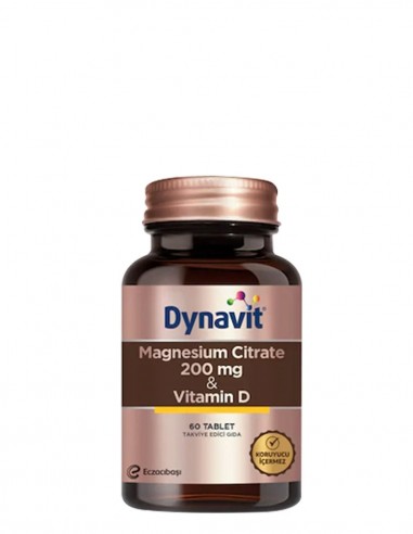 Dynavit Magnesium Citrate 200mg &...
