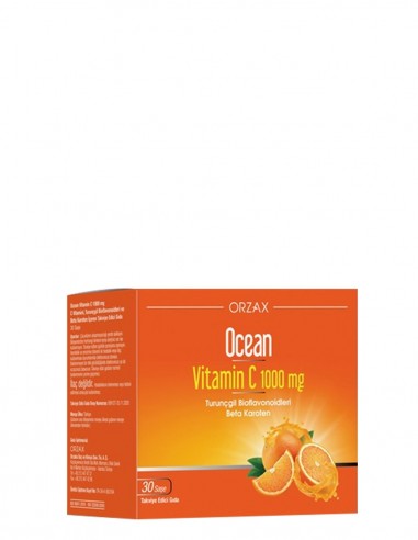Orzax Ocean Vitamin C 1000mg 30 Saşe