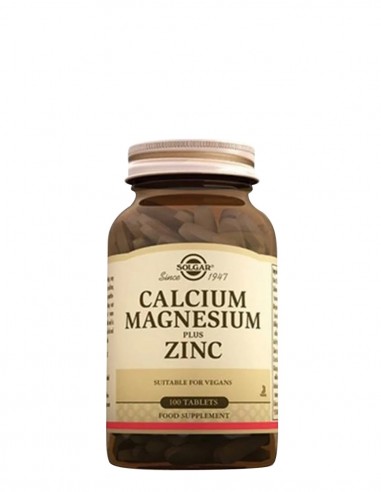 Solgar Calcium Magnesium Plus Zinc...