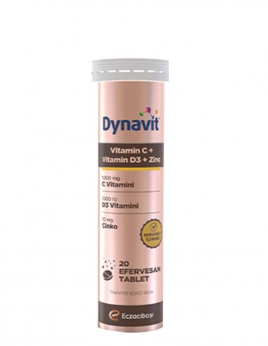 Dynavit Vitamin C+ Vitamin D3 + Zinc...
