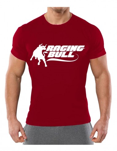 Raging Bull Baskılı T-Shirt Kırmızı -...
