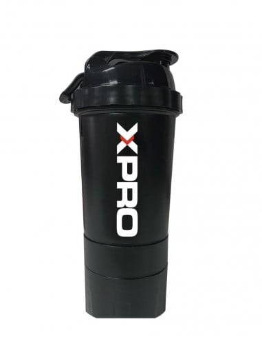 Xpro 3 Bölmeli Shaker Siyah 500ml