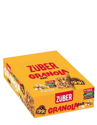 Züber Yer Fıstıklı Granola Bar 25gr...