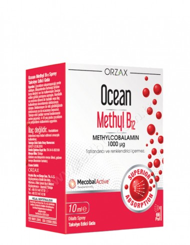 Orzax Ocean Methyl B12 1000 Mcg 10ml