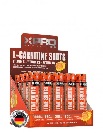 Xpro L-Carnitine Shot 3000mg 40ml x 20 Adet