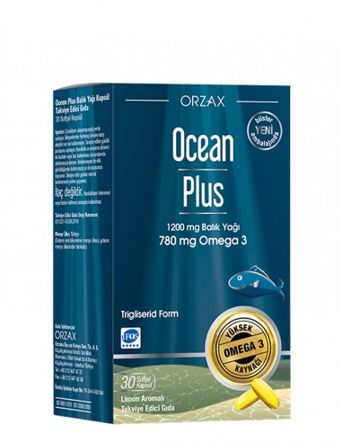 Orzax Ocean Plus Omega 3 1200mg Balık...