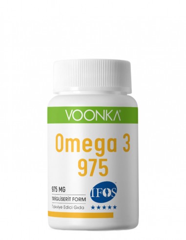 Voonka Omega 3 975 mg Balık Yağı 50...