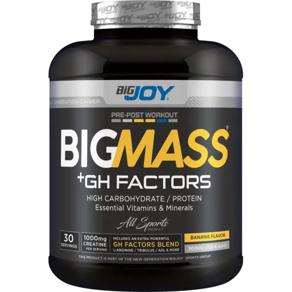 Bigjoy BigMass GH Factors Karbonhidrat Tozu 3000gr - 3