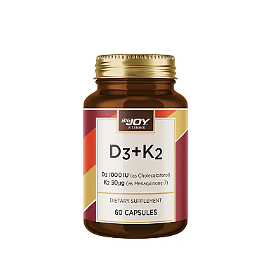 Bigjoy Vitamins D3 + K2 60 Kapsül