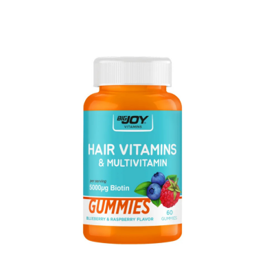 Bigjoy Vitamins - Hair Vitamins & Multivitamin 60 Gummies - BigJoy