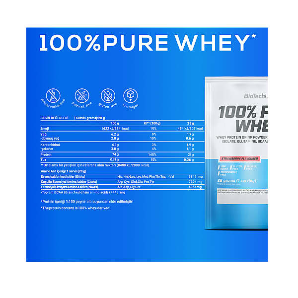 BioTech USA 100% Pure Whey 1000gr - 4
