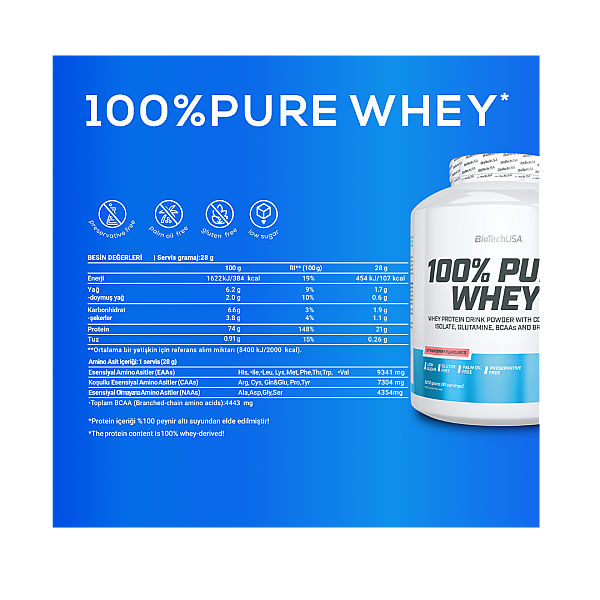 BioTech USA 100% Pure Whey 2270gr - 4
