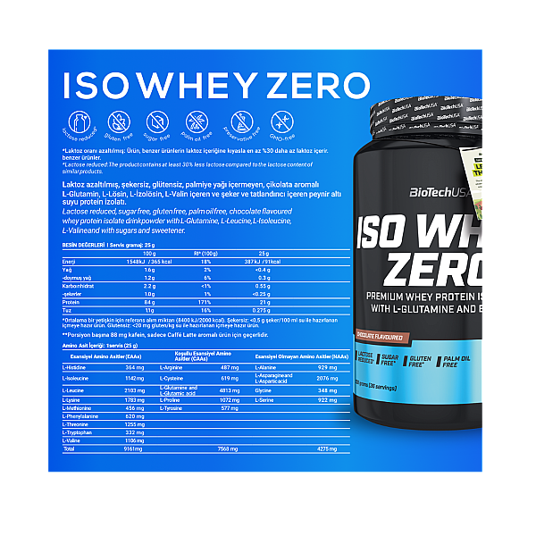 BioTech USA ISO Whey Zero 908gr - 2