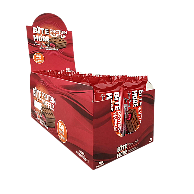 Bite&More Proteinli Vişne Waffle 55g x 12 adet