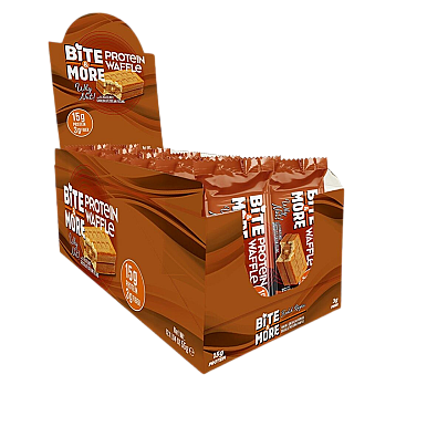 Bite&More Proteinli Fındık Kremalı Waffle 55g x 12 adet