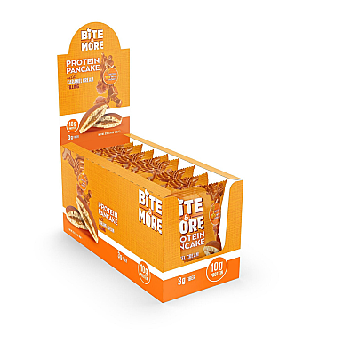 Bite&More Proteinli Pankek Karamelli 50gr x 12 Adet