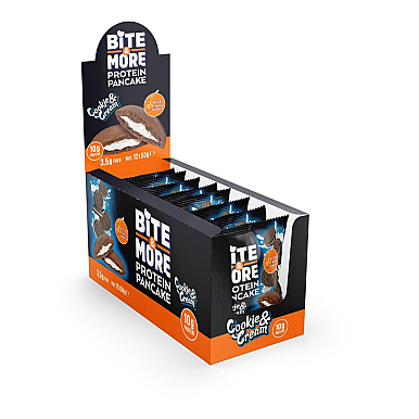 Bite&More Proteinli Pankek Oreo 50gr x 12 Adet