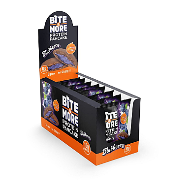 Bite&More Proteinli Pankek Yaban Mersinli 50gr x 12 Adet