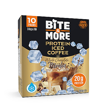 Bite&More Proteinli Soğuk Kahve White Chocolate Mocha 33g x 10 Adet