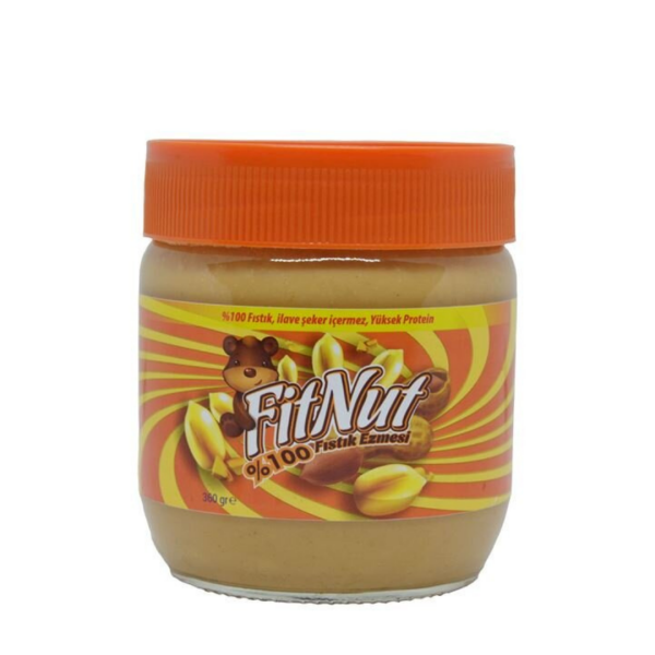 FitNut Doğal Fıstık Ezmesi 360gr - 1