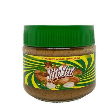 FitNut Şekersiz Badem Ezmesi 250gr