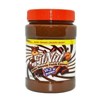 FitNut Şekersiz Çikolatalı Fıstık Ezmesi 800gr - FitNut