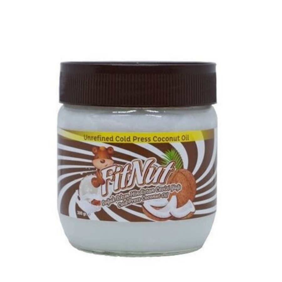 Fitnut Soğuk Sıkım Hindistan Cevizi Yağı 300gr