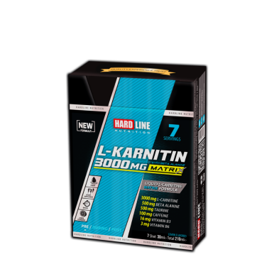 Hardline L-Karnitin Matrix 7 Ampul - 3000mg