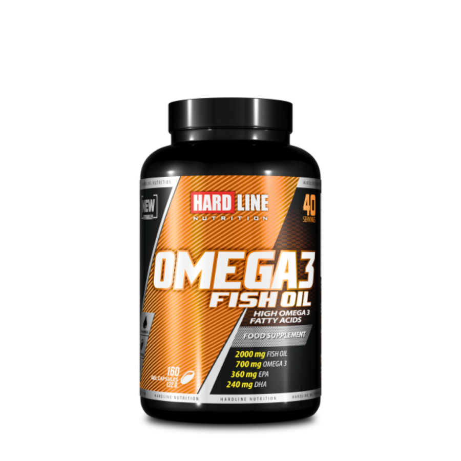 Hardline Omega 3 Fish Oil 160 Kapsül