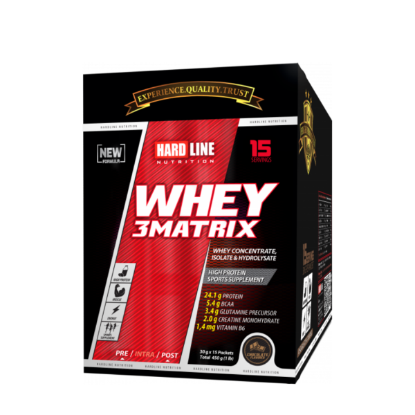 Hardline Whey 3Matrix Tek Kullanımlık 15 Adet - 450gr - 1