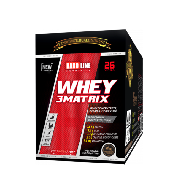Hardline Whey 3Matrix Tek Kullanımlık - 26 Adet - 780gr - 1