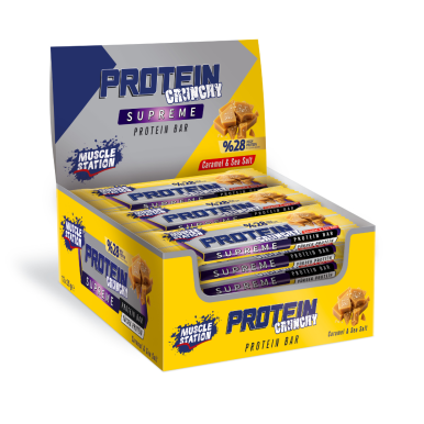 Musclestation Supreme Crunchy Tuzlu Karamelli 35gr 12 Adet
