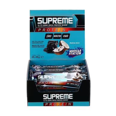 Musclestation Supreme Çikolata Hindistan Cevizli 40gr 24 Adet