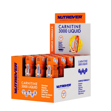 Nutrever Carnitine Liquid Şeftali 20*60ml - Nutrever