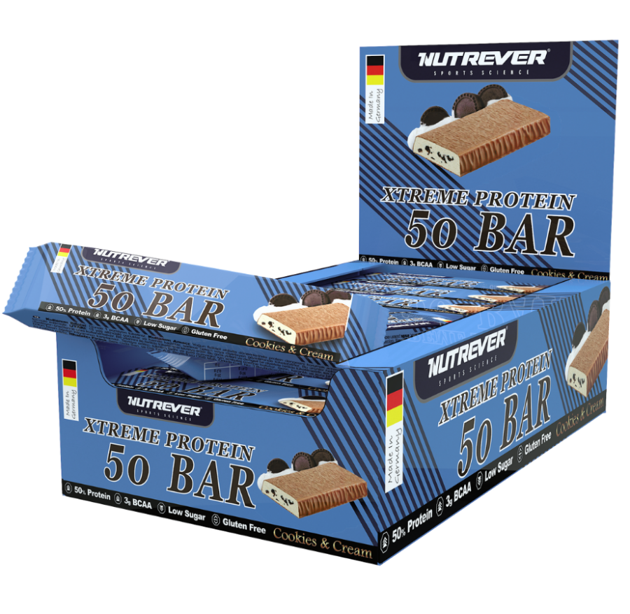 Nutrever Xtreme Protein Bar 50gr 24 Adet