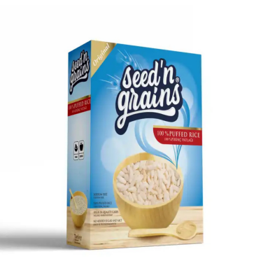 Seedn Grains Pirinç Patlağı (Şekersiz) 200gr - Seedn Grains
