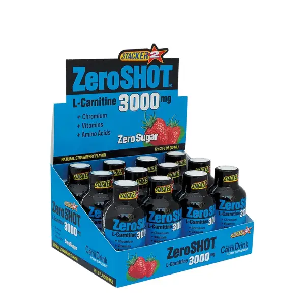 Zero Shot L-Carnitine 12 Ampul - 60ml - 3000mg - 3